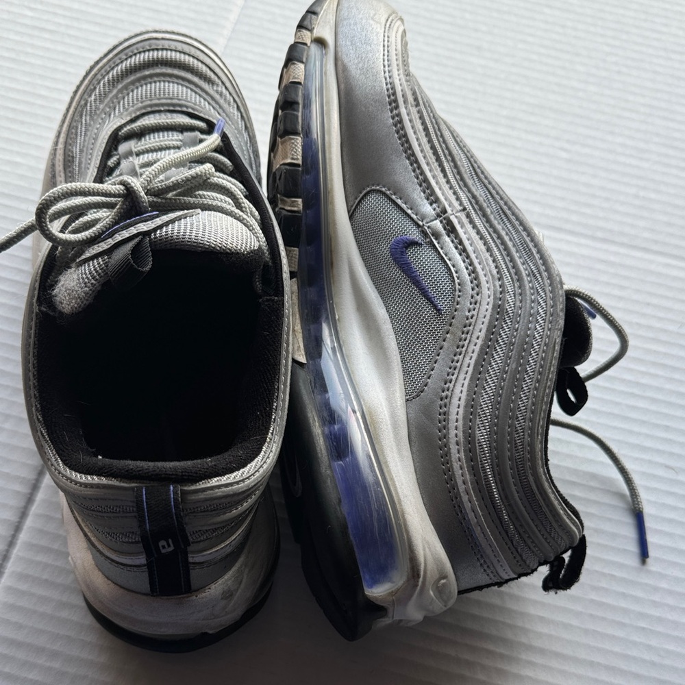 Nike Air Max 97 Men’s Size 8 DJ0717-001 Silver/Gray Purple Accents